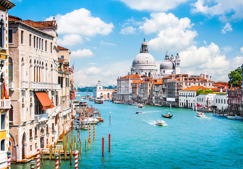Canal Grande with Basilica di Santa Maria della Salute in Venice