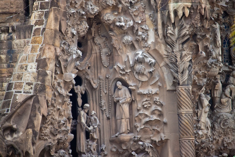 Detail of Sagrada Familia