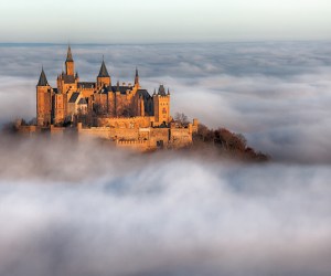 Burg Hohenzollern above the clouds